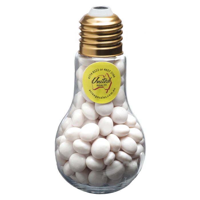 Light Bulb filled with Mints 100g