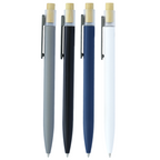 Recycled Aluminium Bamboo Clicker Pen