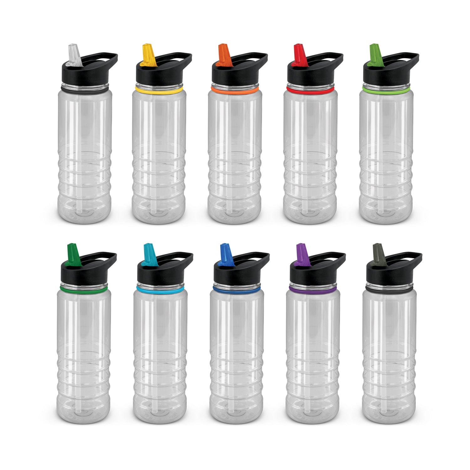 Triton Elite Bottle 750ml - Clear & Black