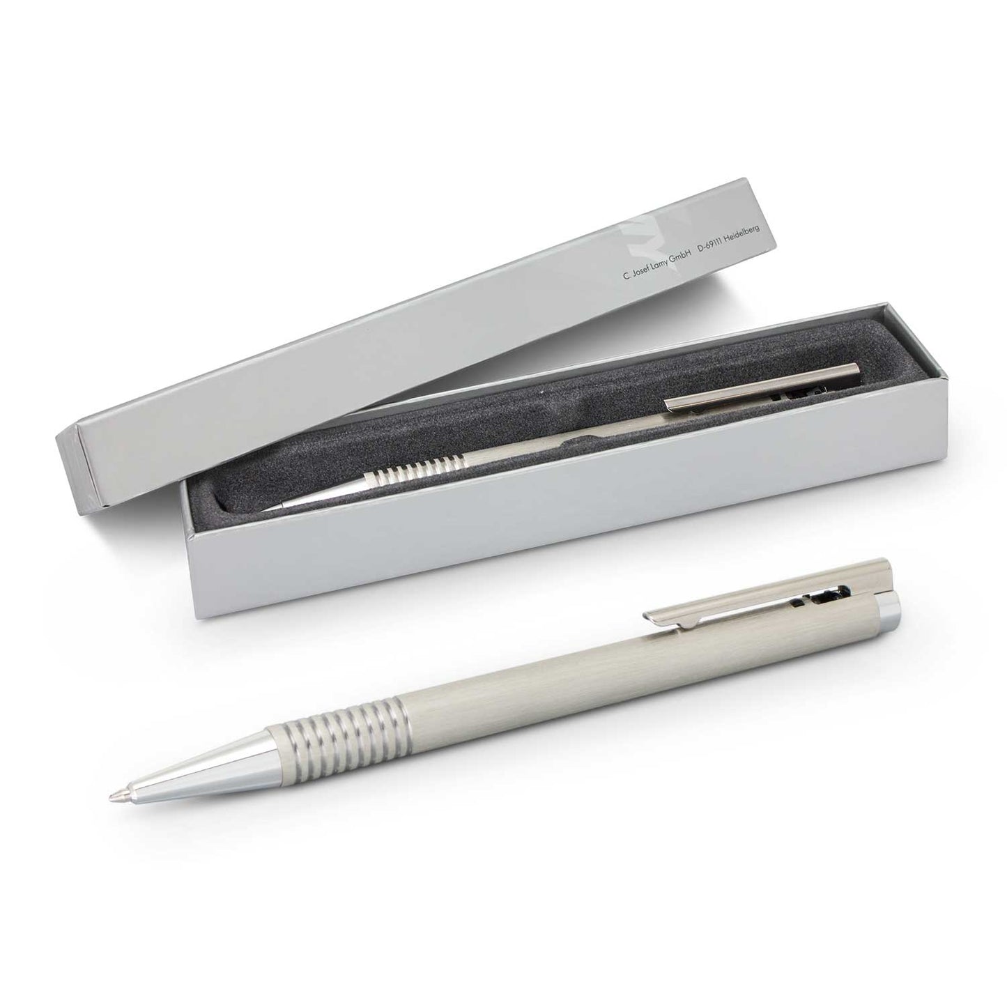 LAMY Logo Pen - Brushed Steel