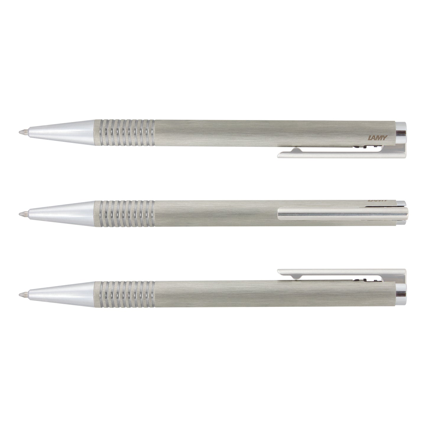 LAMY Logo Pen - Brushed Steel