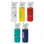 Elixir Glass Bottle 600ml - Neoprene Sleeve