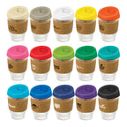 Metro Glass Cup 340ml - Cork Band