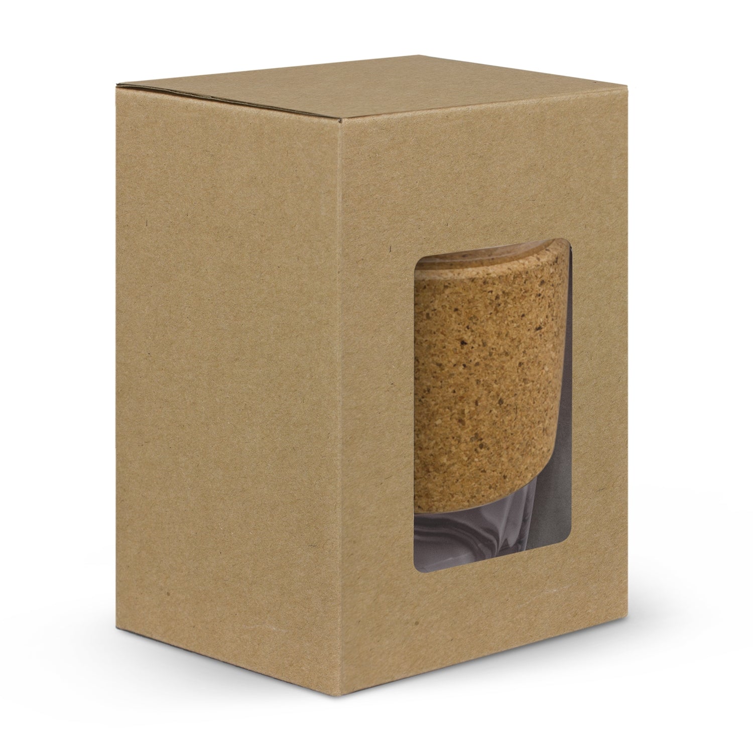Metro Glass Cup 340ml - Cork Band