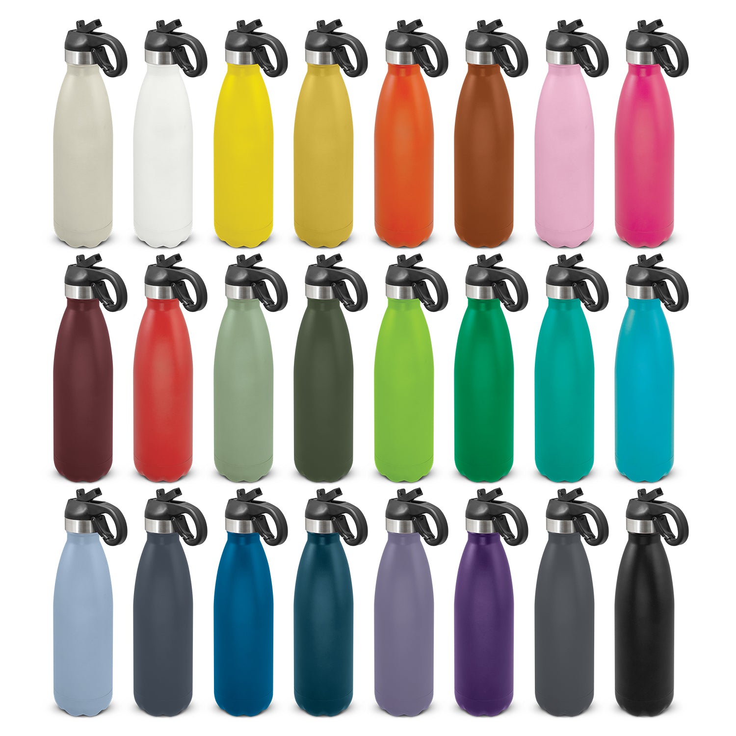 Mirage Powder Coated Vacuum Bottle 500ml - Flip Lid