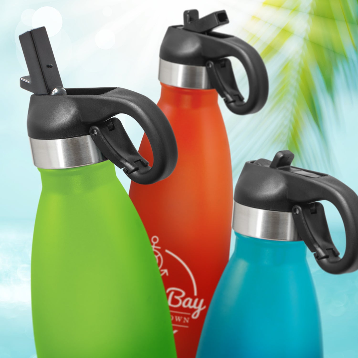 Mirage Powder Coated Vacuum Bottle 500ml - Flip Lid