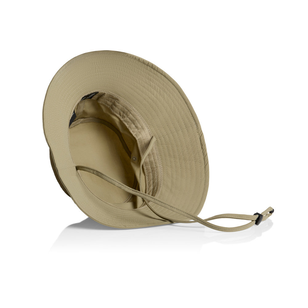 Nylon Wide Brim Bucket Hat