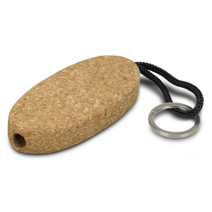 Cork Floating Key Ring -  Sphere or Oval