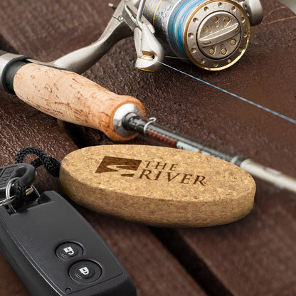 Cork Floating Key Ring -  Sphere or Oval