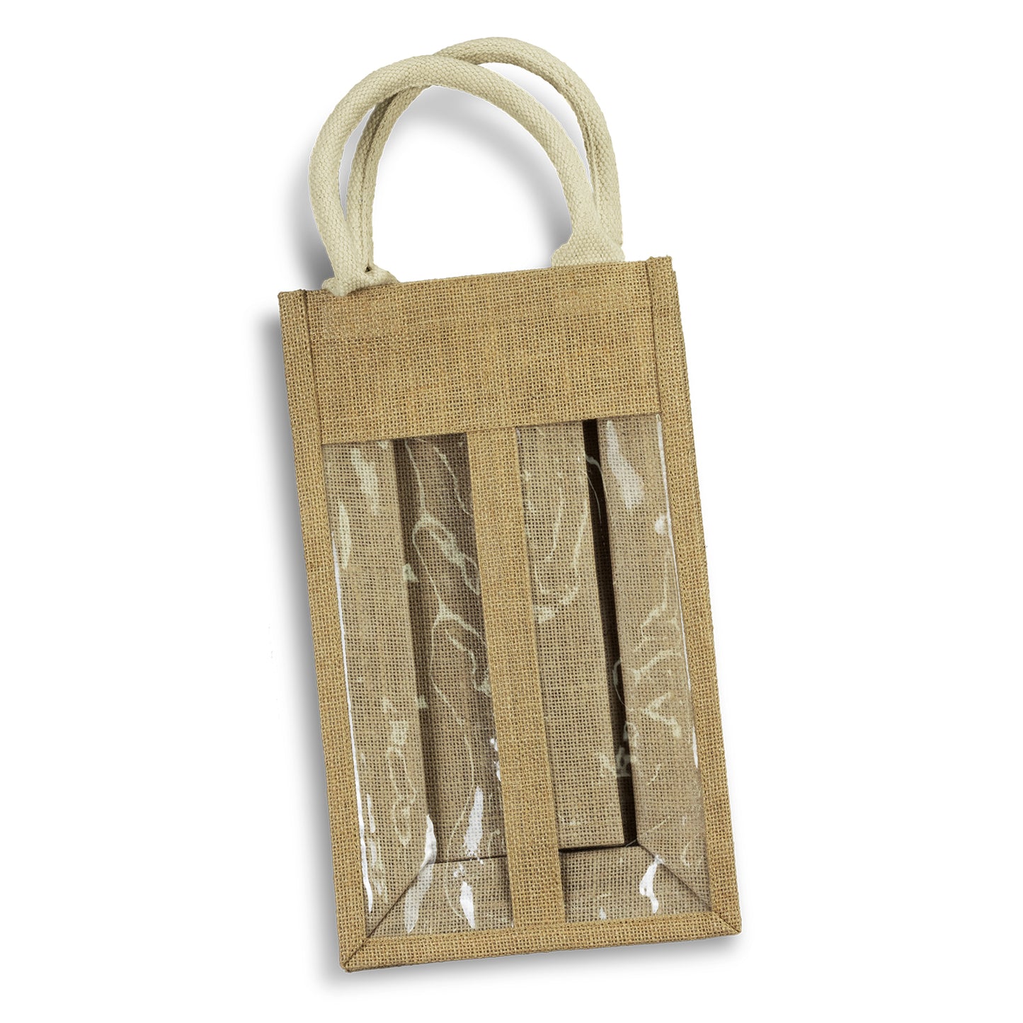 Serena Jute Double Wine Carrier