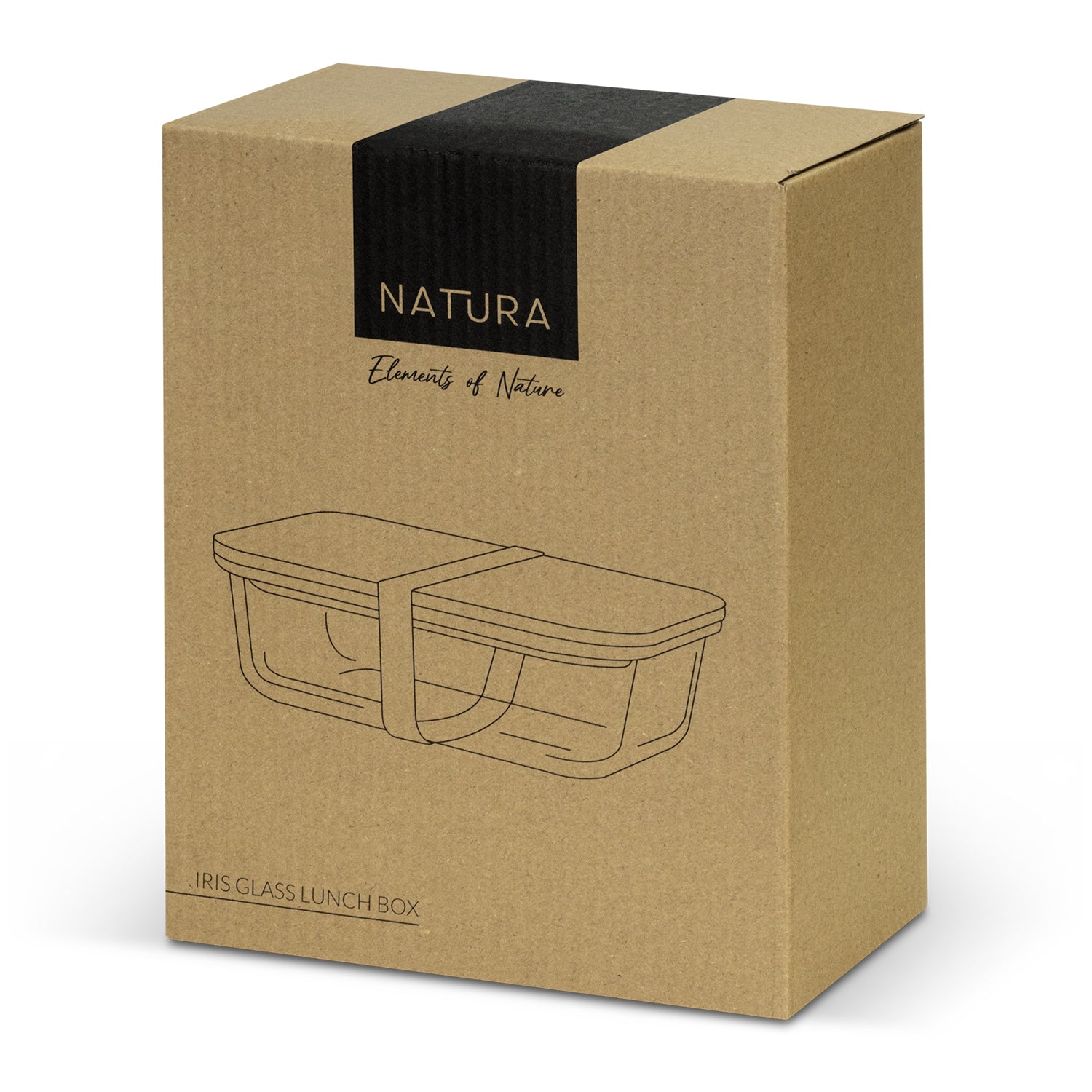 NATURA Iris Glass Lunch Box 900ml