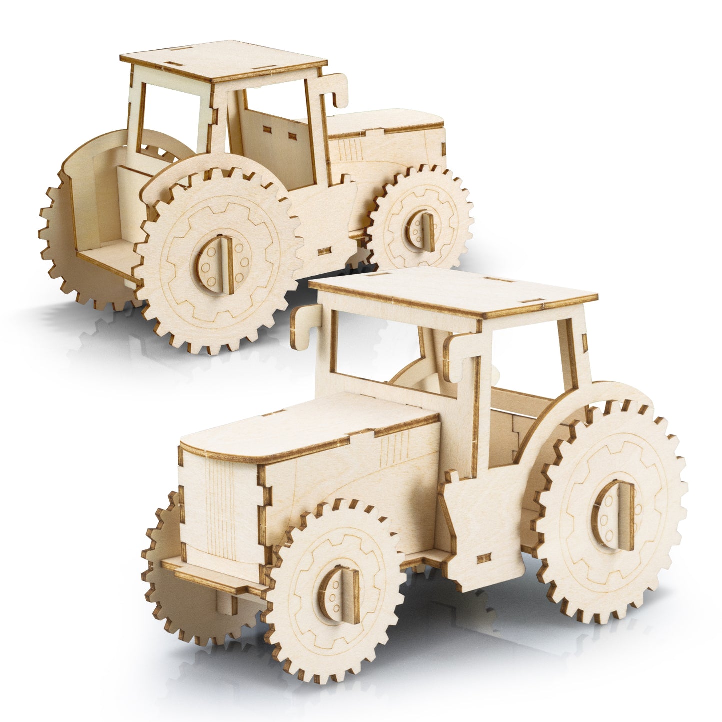 BRANDCRAFT Tractor Wooden Model