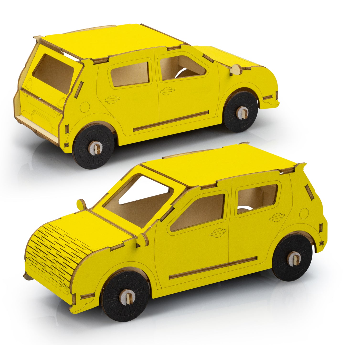 BRANDCRAFT Hatchback Car Wooden Model