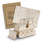 BRANDCRAFT Bulldozer Wooden Model