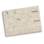 BRANDCRAFT Helicopter Wooden Model