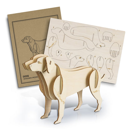 BRANDCRAFT Dog Wooden Model