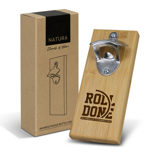 NATURA Bamboo Bottle Opener - Fridge Mounted