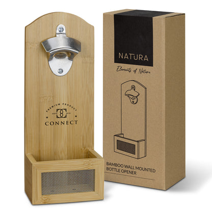 NATURA Bamboo Bottle Opener - Wall Mounted