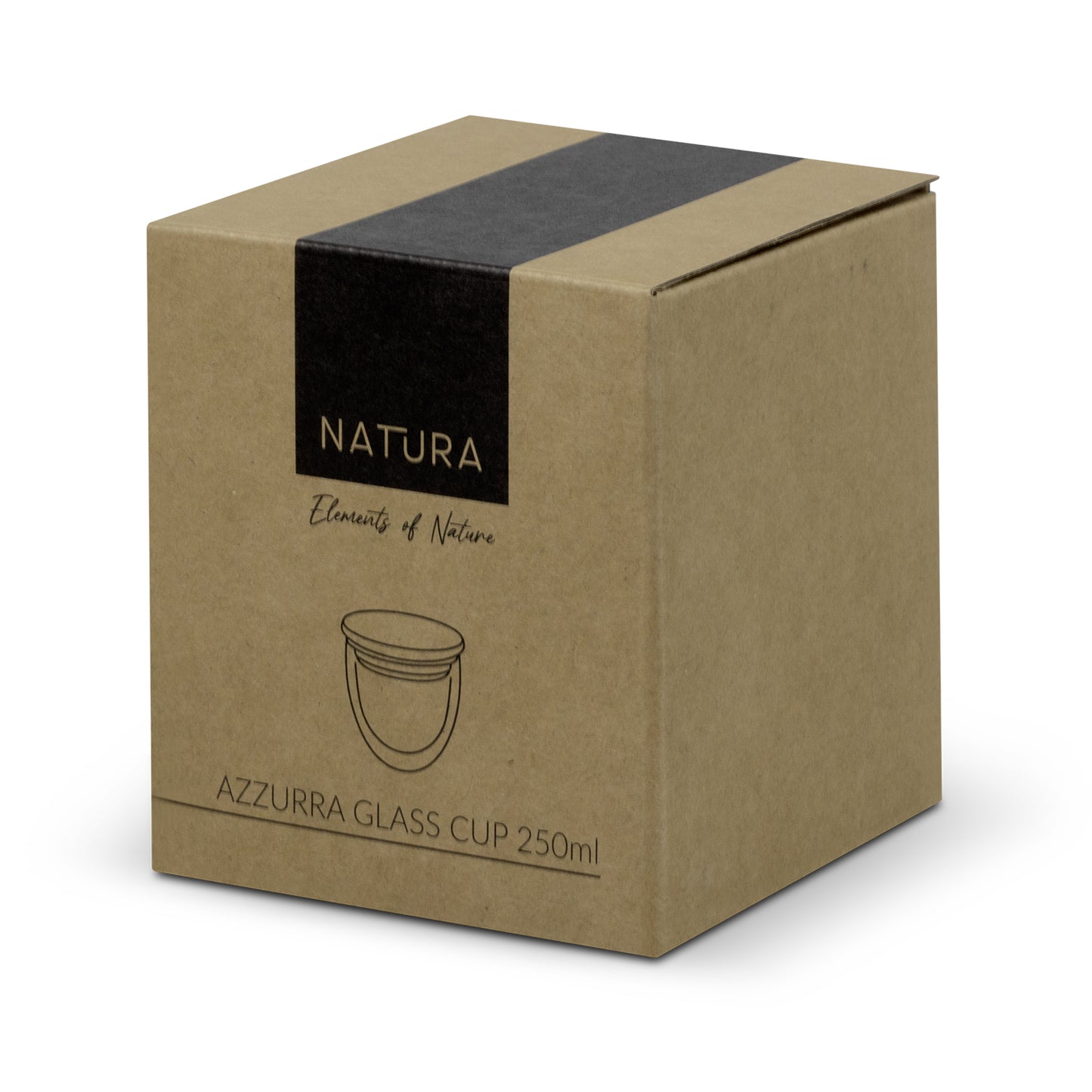 NATURA Azzurra 250ml Glass Cup