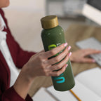 Eden Aluminium Bottle 600ml Bamboo Lid