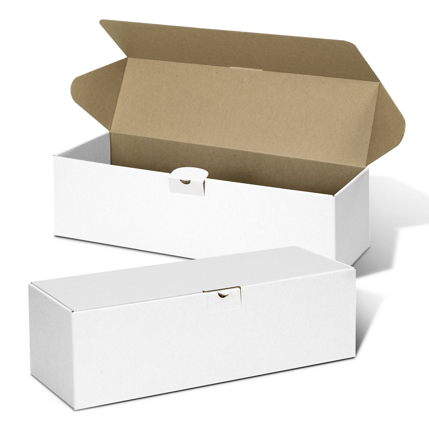 Die Cut Box with Locking Lid - Long Rectangle