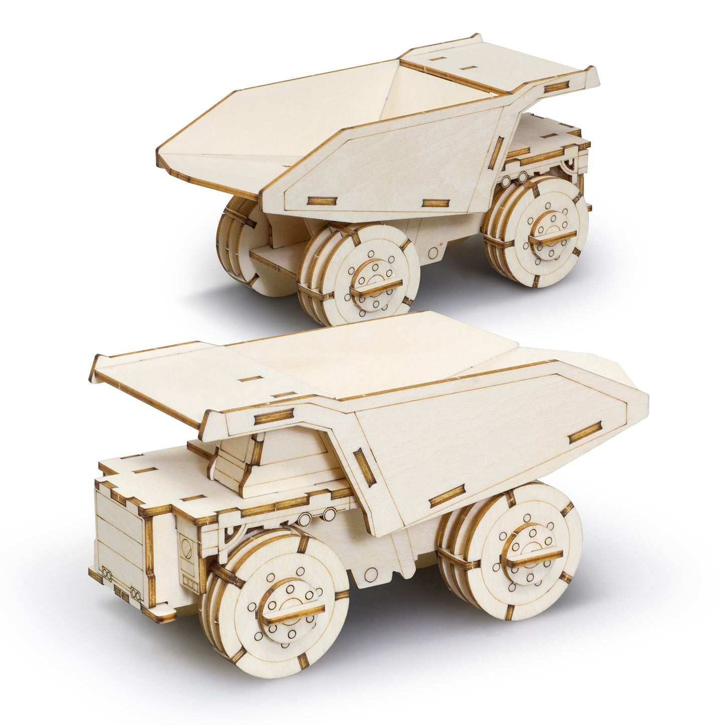 BRANDCRAFT Mining Truck Wooden Model