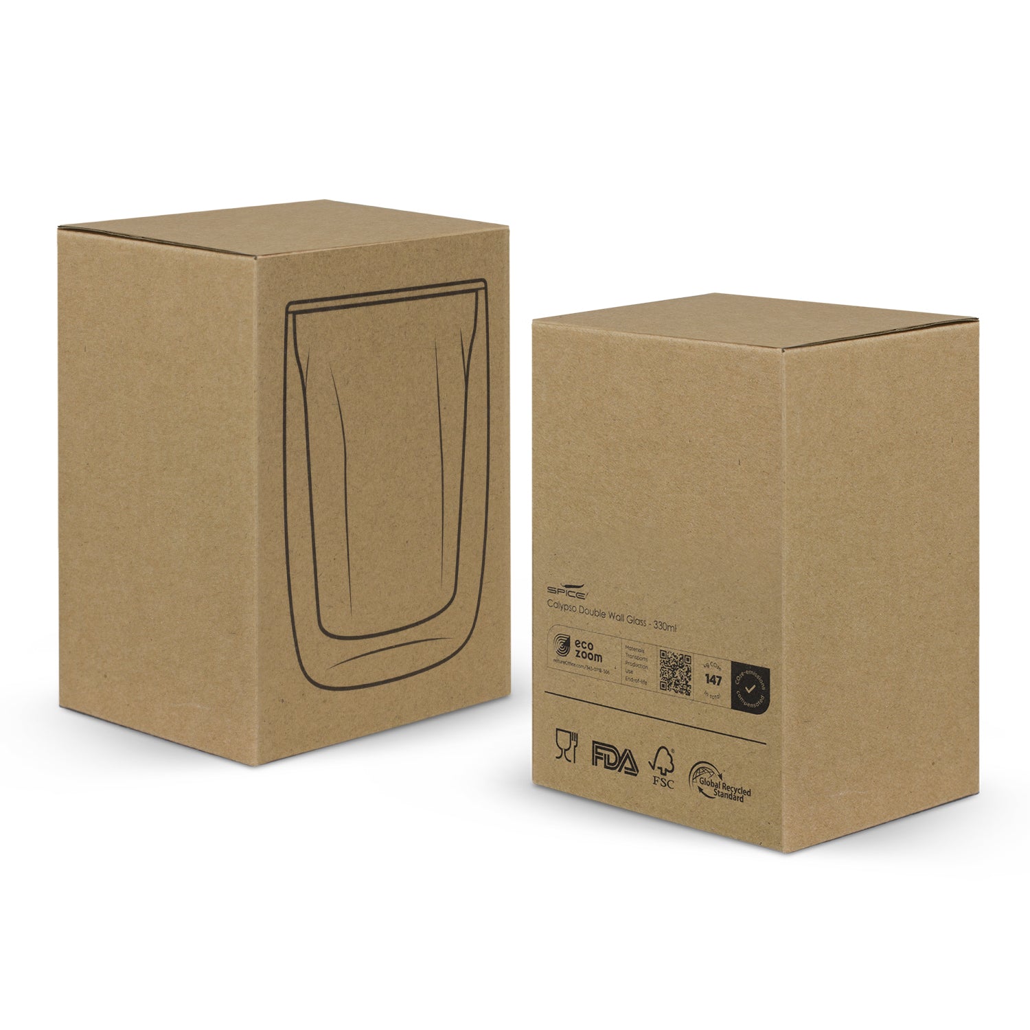 SPICE Calypso Double Wall Glass 330ml