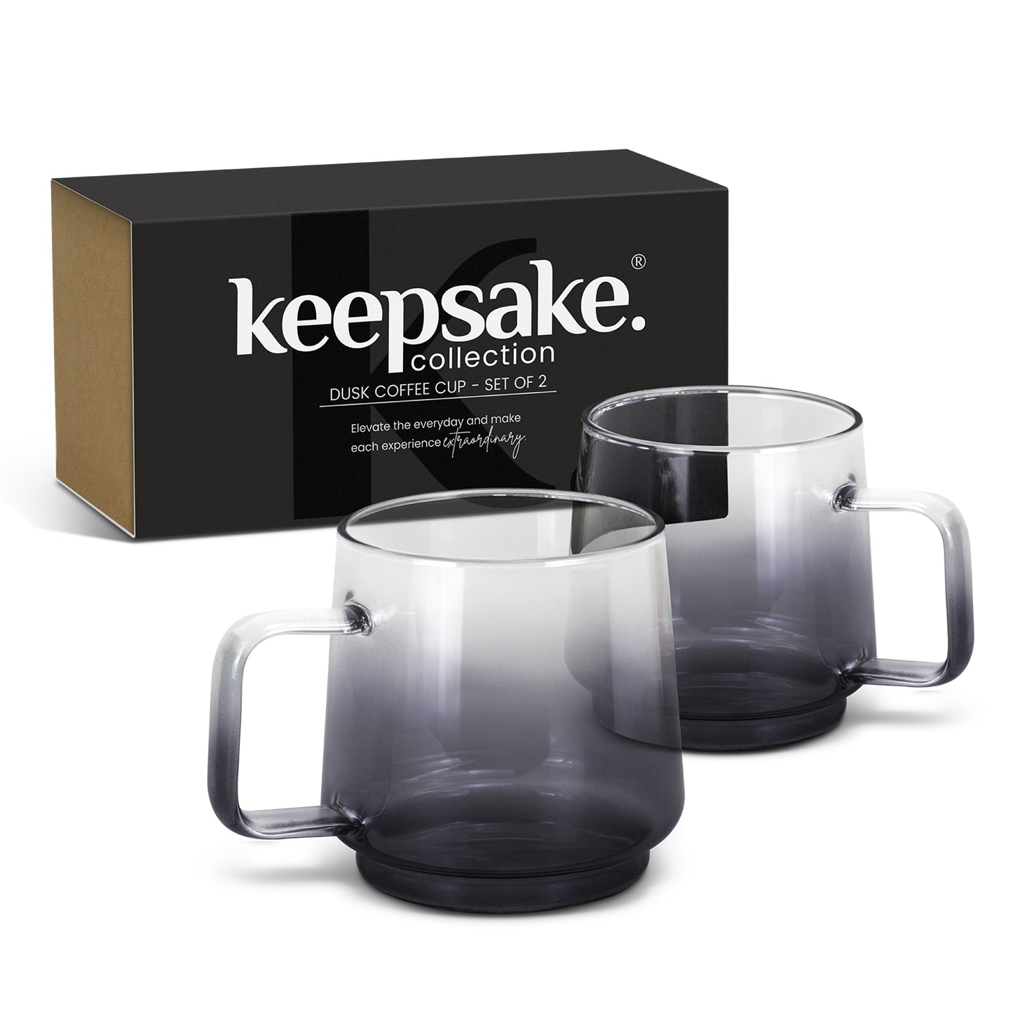 Keepsake Dusk Coffee Cup 400ml - Set of 2