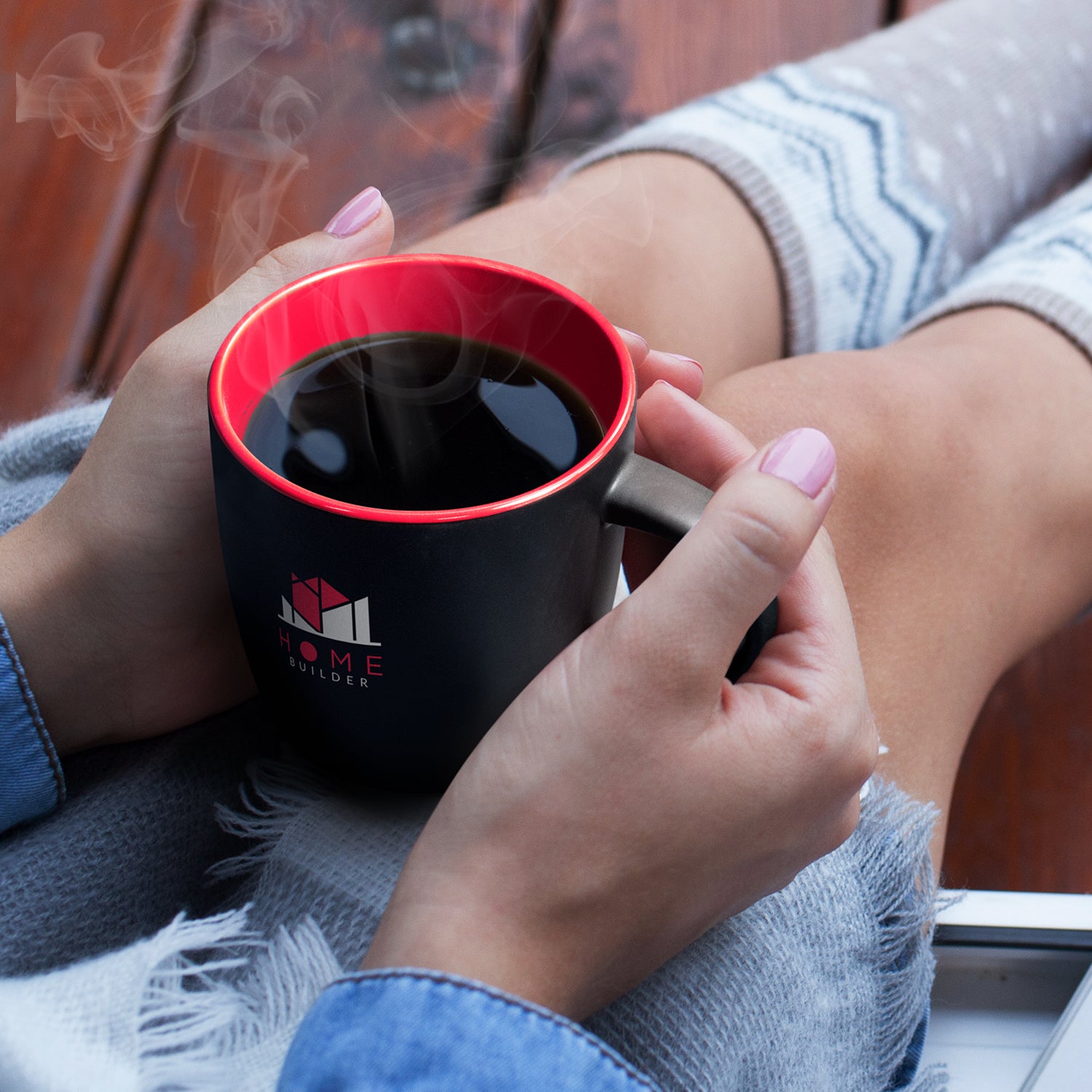 Mocha Coffee Mug 330ml - Two Tone