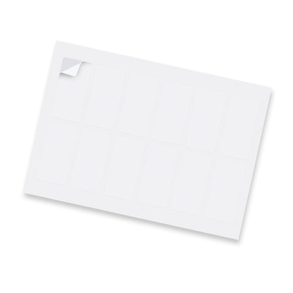 Sticker Sheet 40x80mm Rectangle - Matte