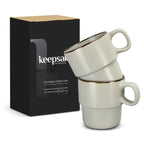 Keepsake Stackable Coffee Cup 350ml - Set of 2