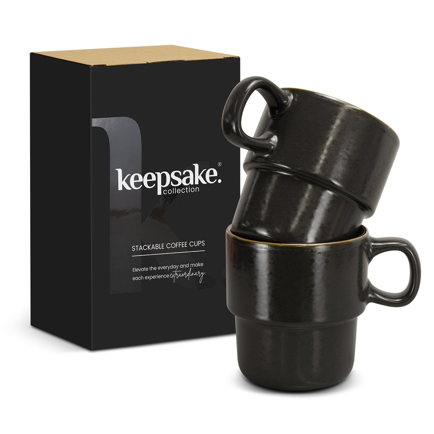 Keepsake Stackable Coffee Cup 350ml - Set of 2
