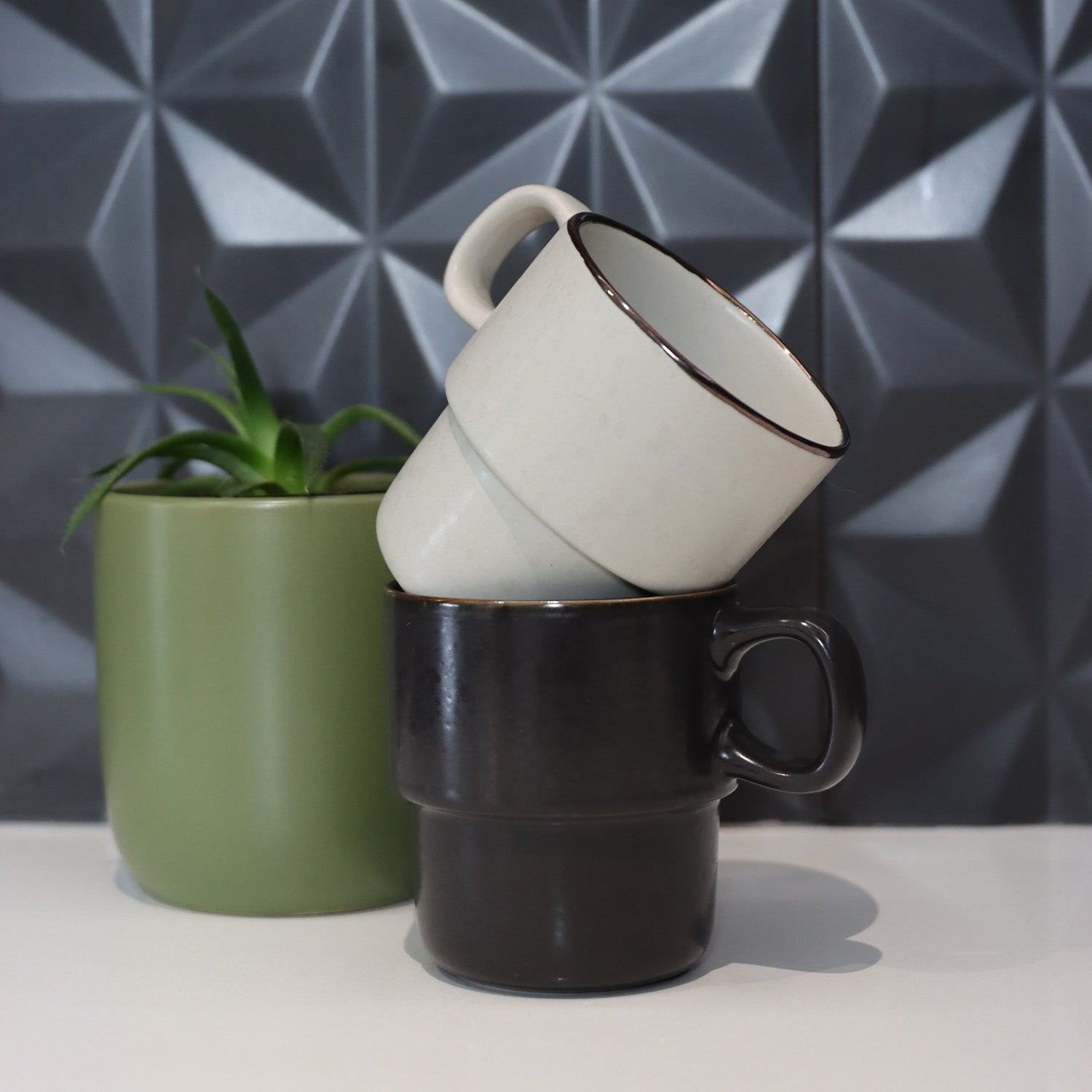 Keepsake Stackable Coffee Cup 350ml - Set of 2