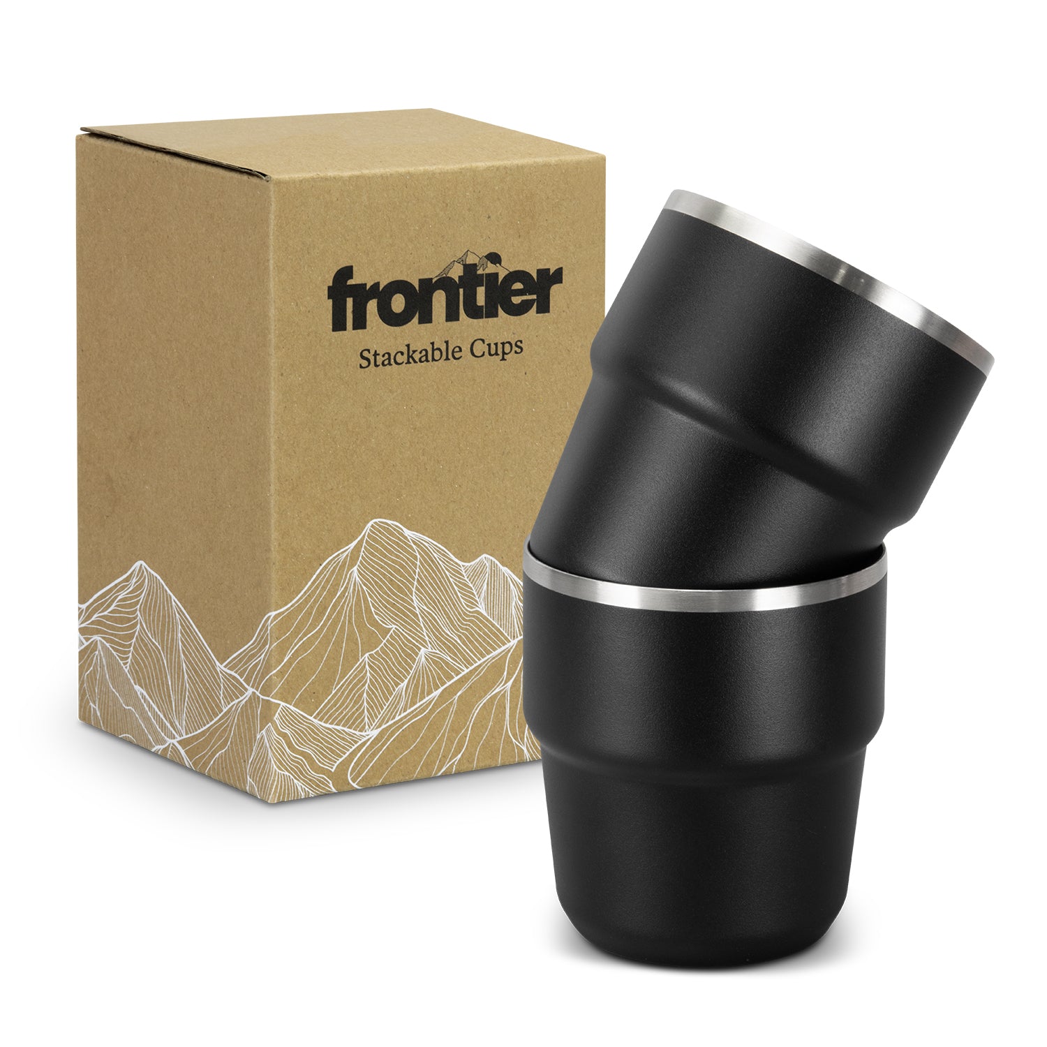 Frontier Stackable Cups 330ml - Set of 2