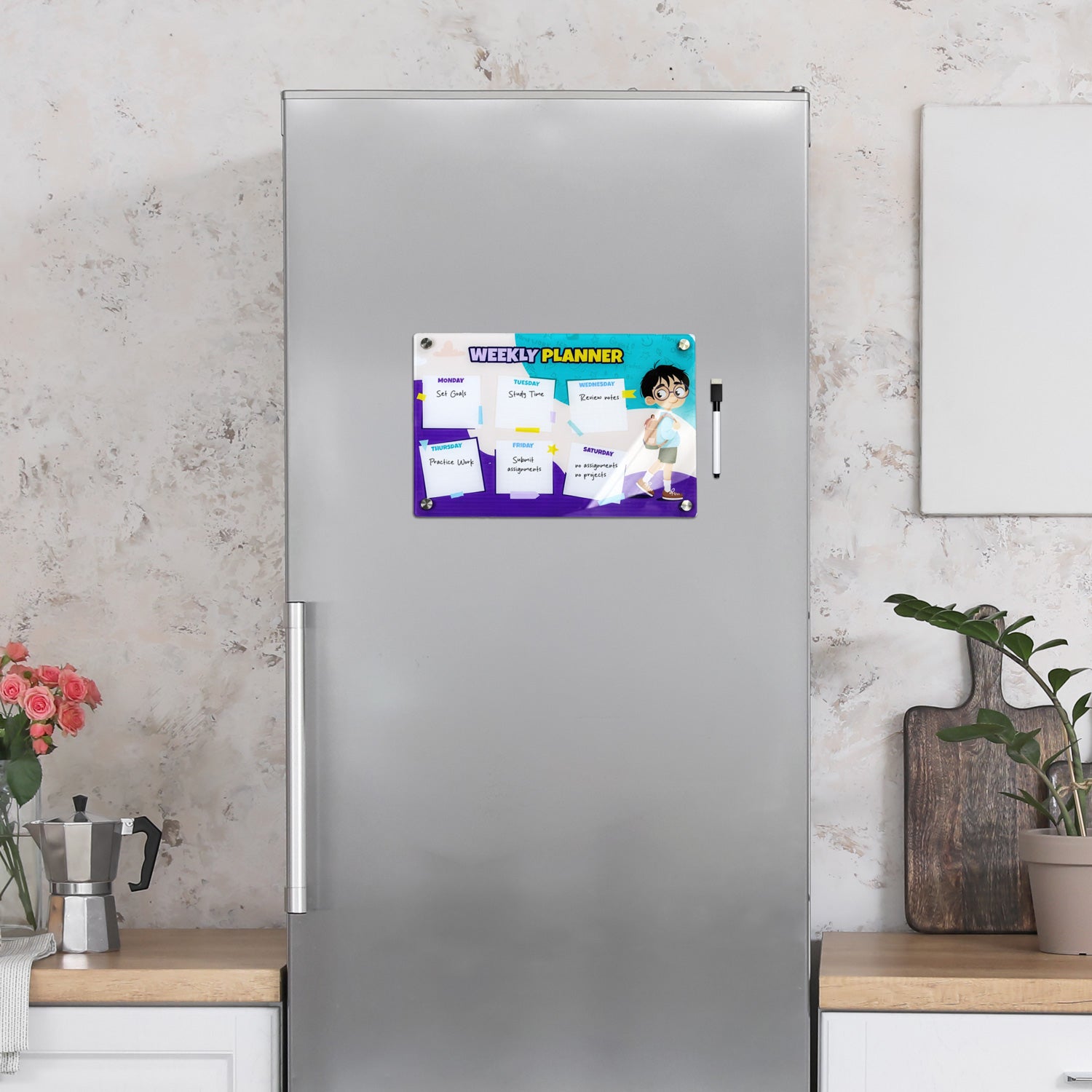 Magnetic Fridge Planner