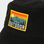 Terry Towelling Bucket Hat with Full Colour Patch