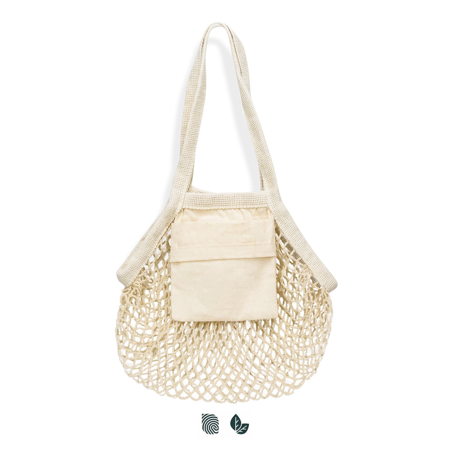 Cotton Mesh Foldaway Small Tote Bag 3L
