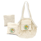 Cotton Mesh Foldaway Small Tote Bag 3L