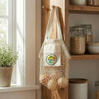 Cotton Mesh Foldaway Small Tote Bag 3L