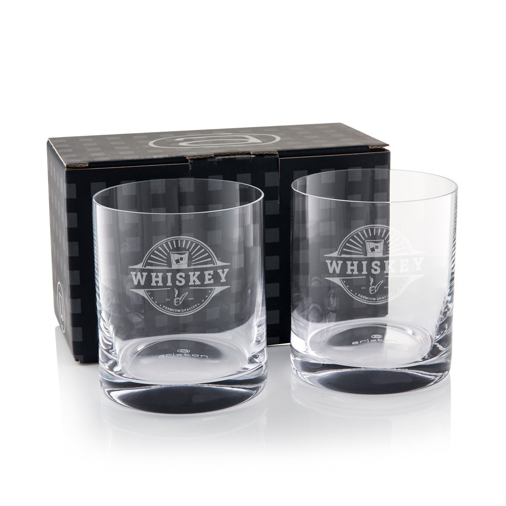 Ariston Whisky Glass 390ml Twin Pack