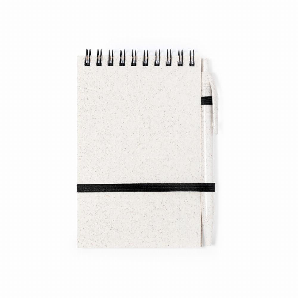 Fanny Wheat Straw Notepad & Pen