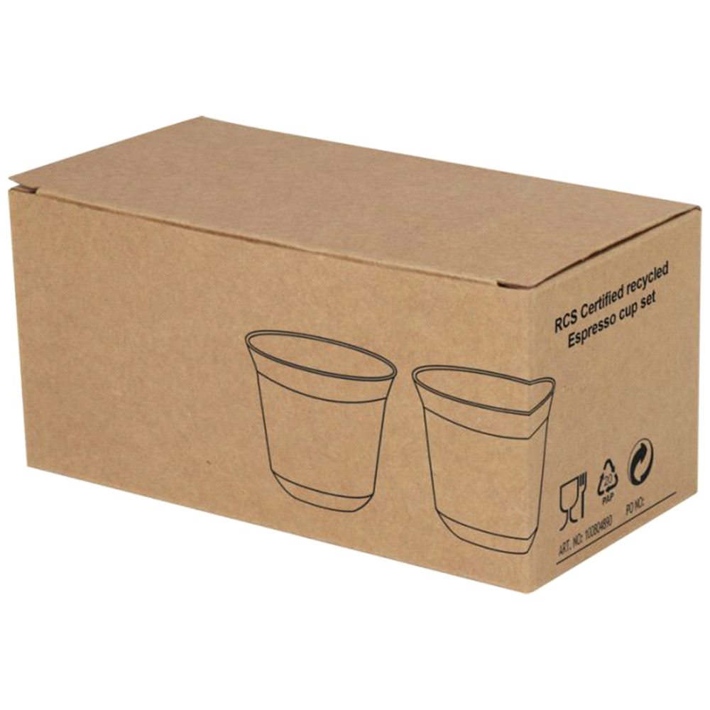 Duo Recycled Espresso Cup Set 80ml