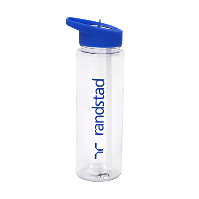 Water Bottle with Straw and Fold Down Drink Spout