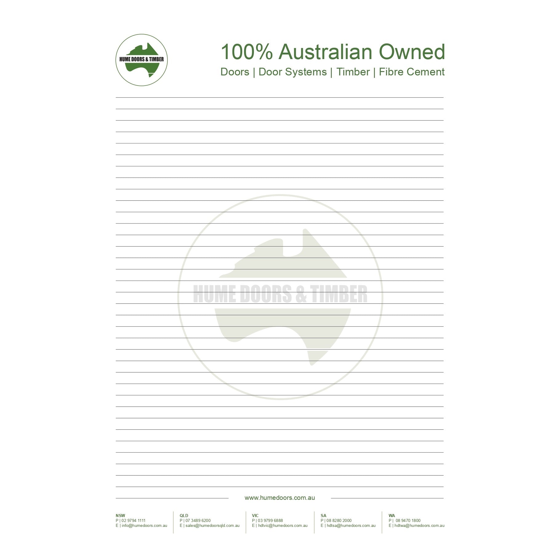 A4 Notepad