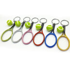 Tennis Racquet Keychains