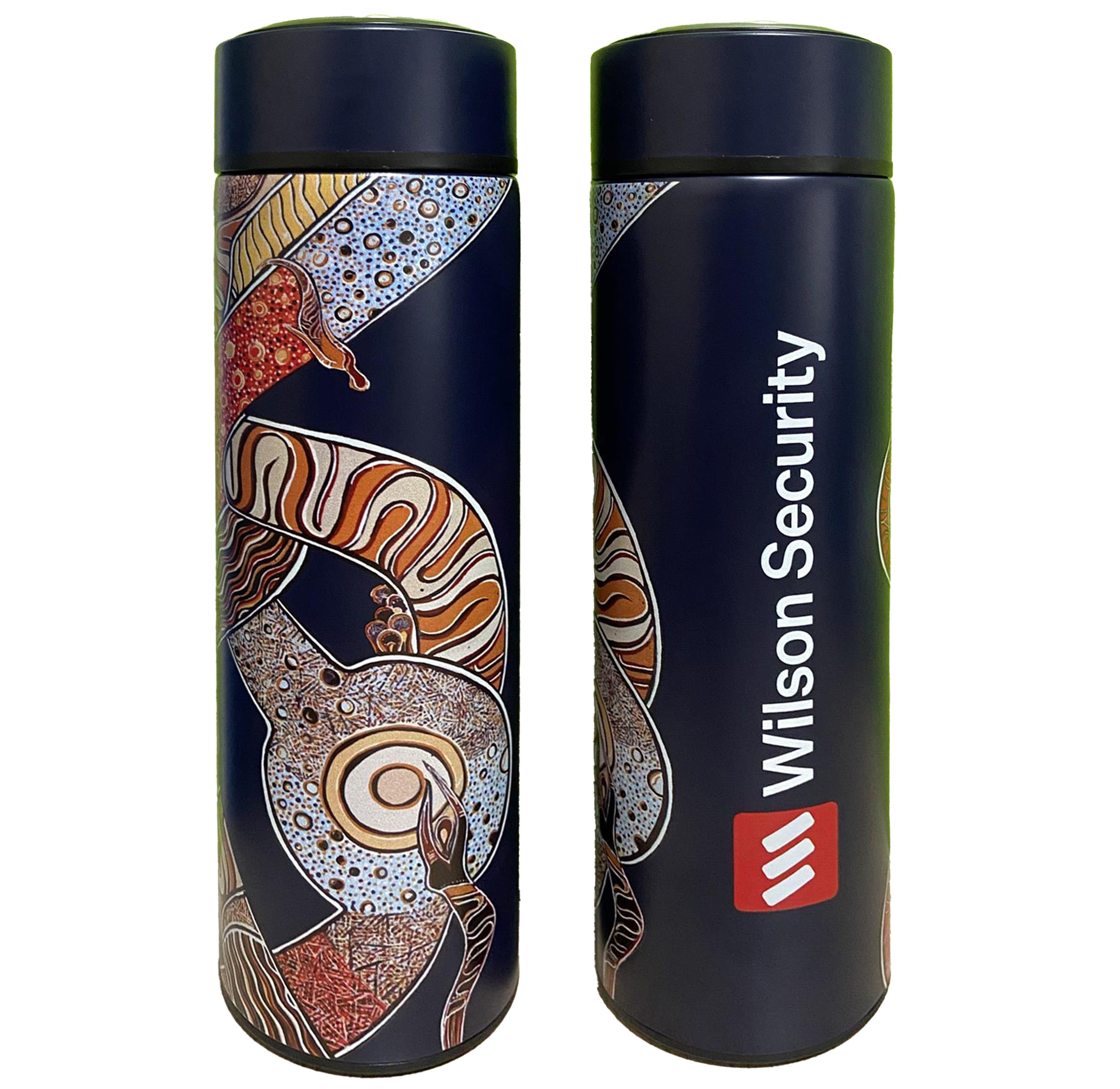 Wilson Security Indigenous Stainless Steel Water Bottles
