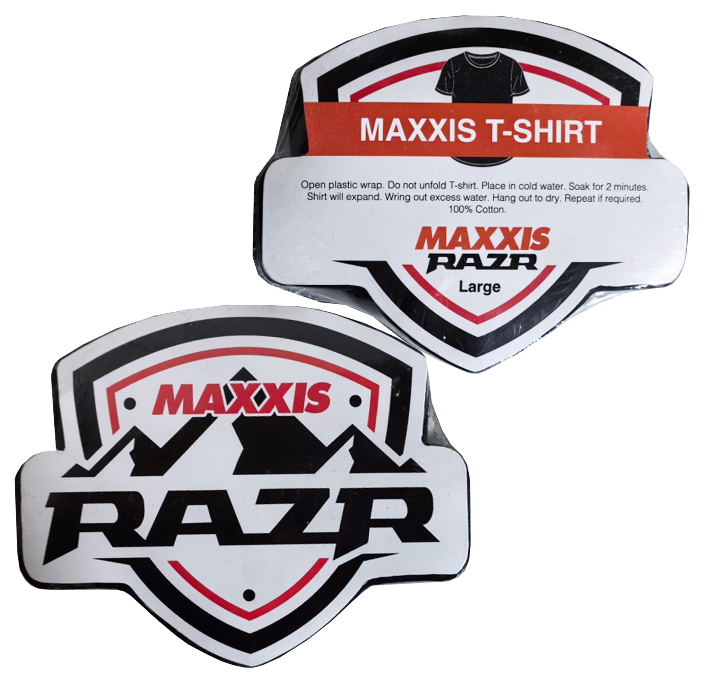 Maxxis RAZR Shield Shape Compressed Tees