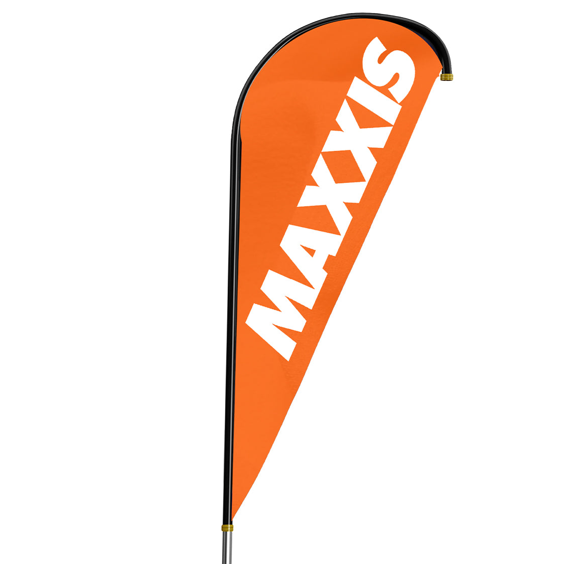 Maxxis Teardrop Banner ONLY – Orange + White Imprint