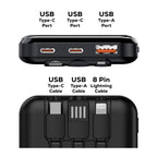 Bowden Eco 22.5W Quick Charge Wireless Power Bank 10,000 mAh