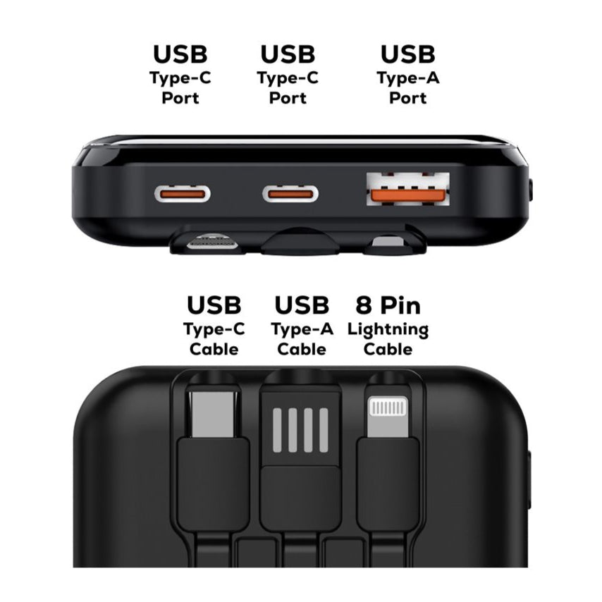 Bowden Eco 22.5W Quick Charge Wireless Power Bank 10,000 mAh